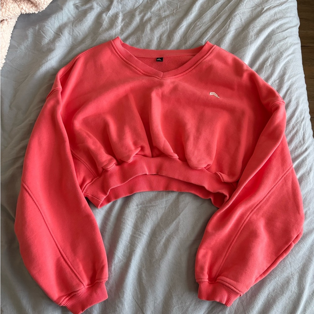 Oner Active All Day Lightweight Oversized V-Neck Sweatshirt - Picture 5 of 6